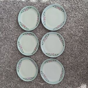 SALE--6 Vintage salad plates